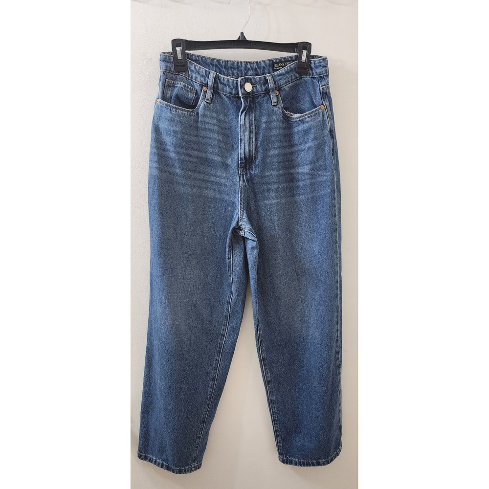 Blank NYC The Baxter High Rise Straight Leg Jeans Medium Wash Blue Size 29
